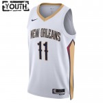 Maillot NBA New Orleans Pelicans Dyson Daniels 11 Nike 2022-23 Association Edition Blanc Swingman - Enfant